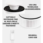 MOSQUITOECOTRAP™ - LAMPADA LED ANTIZANZARE